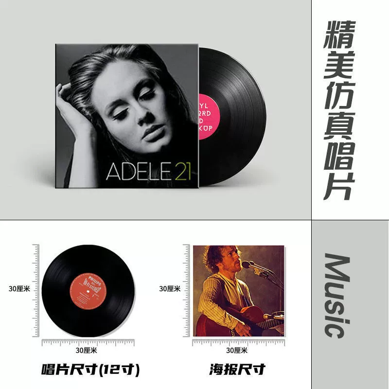 Vinyl decoration bar cafe personalized interior wall decoration nostalgic record decorative wall vinyl record retro