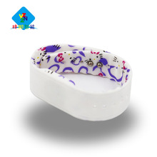 制作迪拜世博会硅胶腕带  rfid硅胶手腕带新款正反不同色