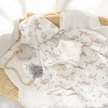 婴儿抱被四季春秋棉薄款襁褓毯包巾宝宝包被夏天新生的儿包巾