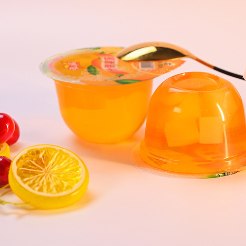 180g Large Cup Mixed Fruit Jelly with Coconut & Various Fruit Flavors – Nostalgic Snack, Sold in Bulk from Convenience Store, Drop Shipping Available