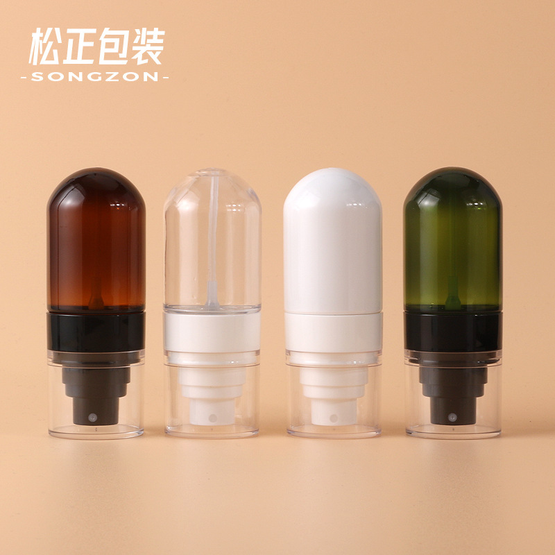30ml PETプラスチック逆さボトル プッシュ式ポータブルファインミストスプレーボトル 50ml化粧水ボトル|undefined