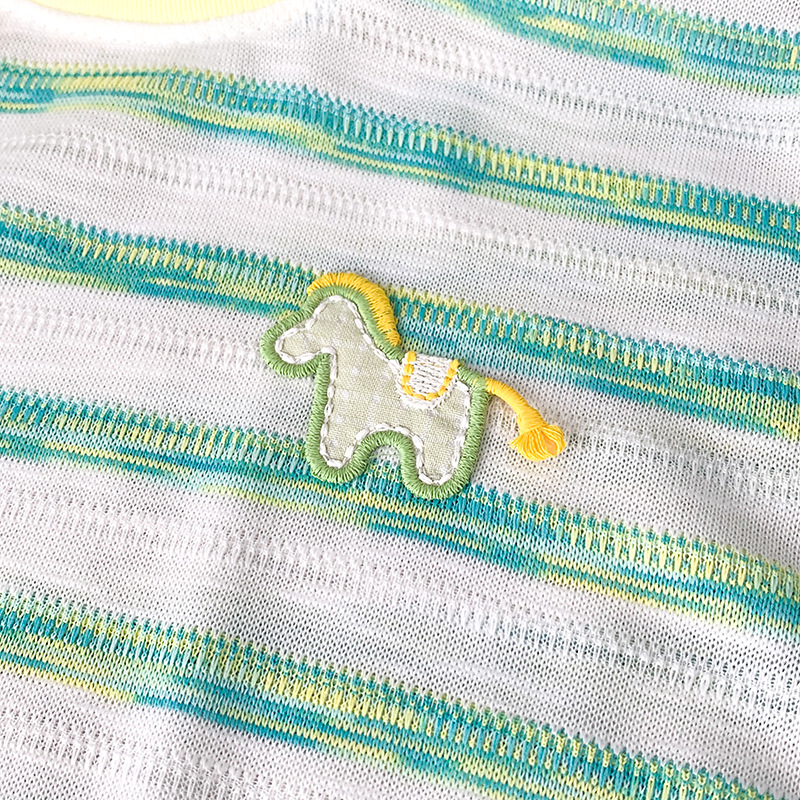 Chaleco de verano para niños, chaleco a rayas, nuevo chaleco de cuello redondo para niños, camiseta de bebé sin mangas, ropa de verano para niños