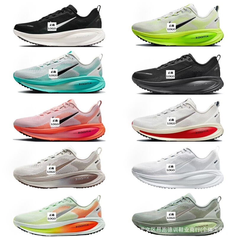 Pure Original Super Soft Vomero18 Running Shoes Plus Flagship Moon Landing Running Women's Shoes Mesh Cushioning Casual Shoes