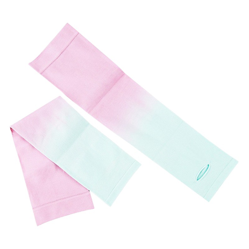 Ice Silk Sleeve Sunscreen Ice Sleeve Sleeve Men's and Women's Summer UV Protection Arm Protection Cycling Gradient Fashion Ice Sleeve