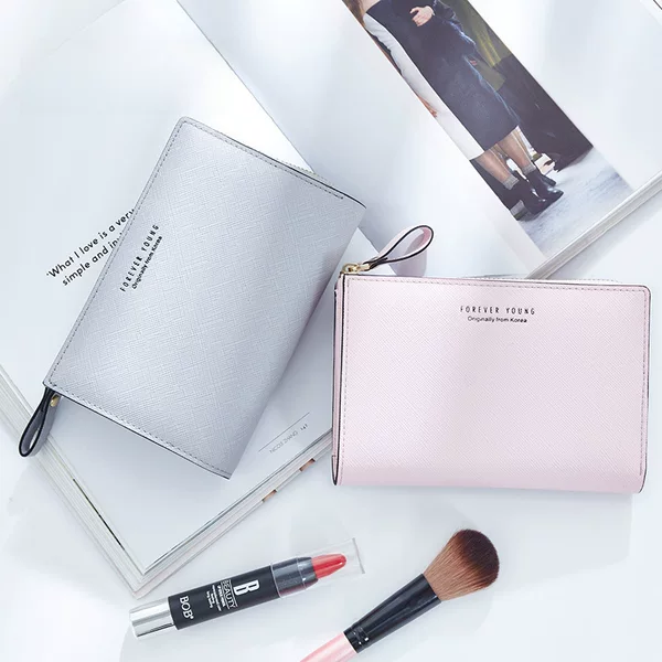 Cross-Border Wallet Ins Style Women's Pu Large-Capacity Coin Purse New Women's Wallet-Like Card Holder