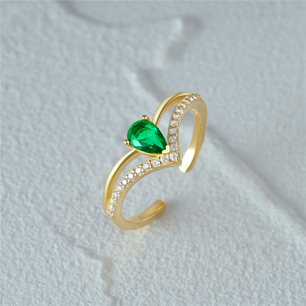 4g Weight Zircon Inlay Material Open Rings, Rings Classification Adjustable Ring Size 1 Piece Quantity Daily Occasion 925 Sterling Silver Material Geometric, Cross, Water Droplets Pattern Women's Gender Plating, Inlay Design Simple Style Style 1 Piece 925 Sterling Silver Geometric Cross Water Droplets Zircon Open Rings Rings 28