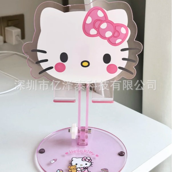 Acrylic Cartoon Cute Desktop Phone Stand - A Lazy Person's Gadget for Watching Shows, High-Style Phone Holder