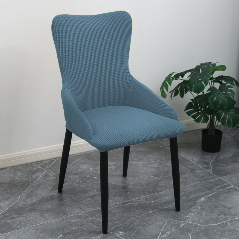 Cubierta de silla elástica Reposabrazos de forma especial cubierta de silla simple engrosada polar apoyabrazos respaldo integrado cuatro estaciones