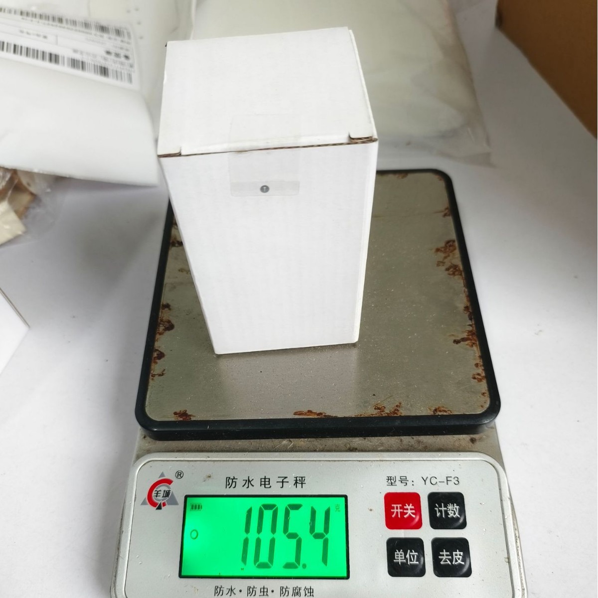 FUCK 스타일 유리병 50개 + 흰색 상자