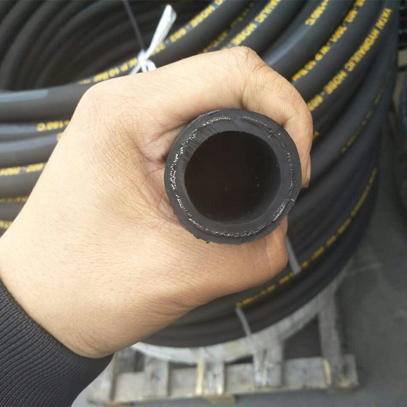 厂家直供高压胶管1/4寸一层钢丝编织液压油管6mm  压力21MPA