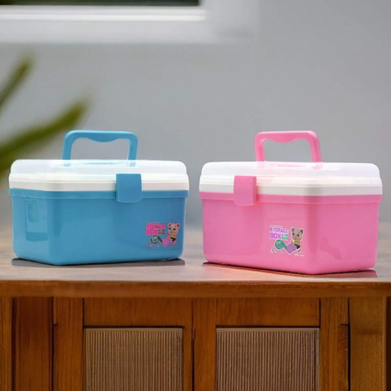 Handheld big medical storage system, storage box for manicure