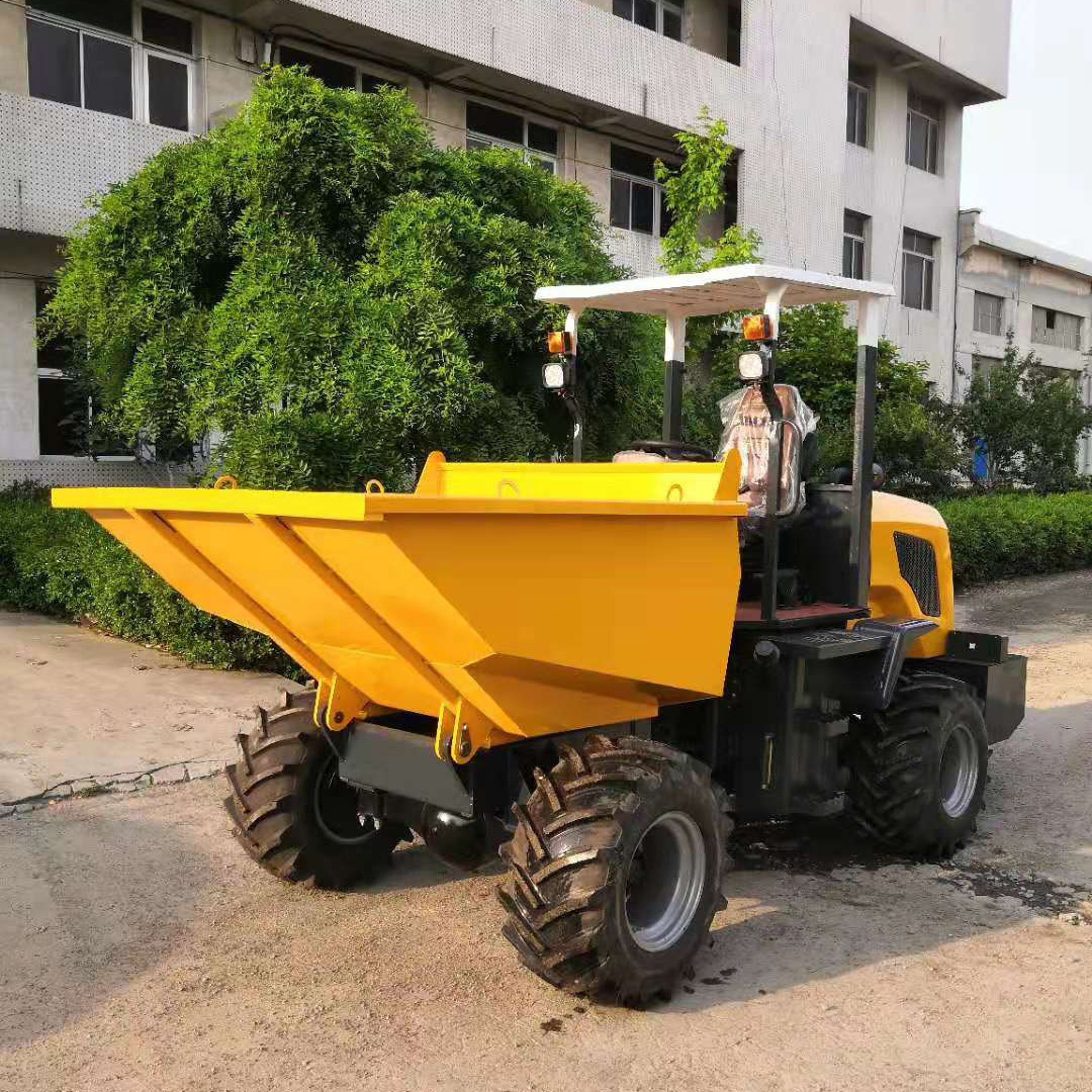 欧能机械四轮翻斗车 液压四驱车 前车 混凝土车 蹦蹦车农用车