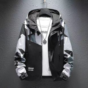 2024 Camouflage Jacket Men's Winter New fleece-lined Thickened Jacket Men's Hooded Trendy Casual Sports Men's Wear