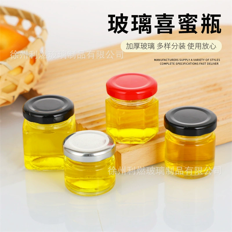 25ml прозрачная стеклянная бутылка с медом