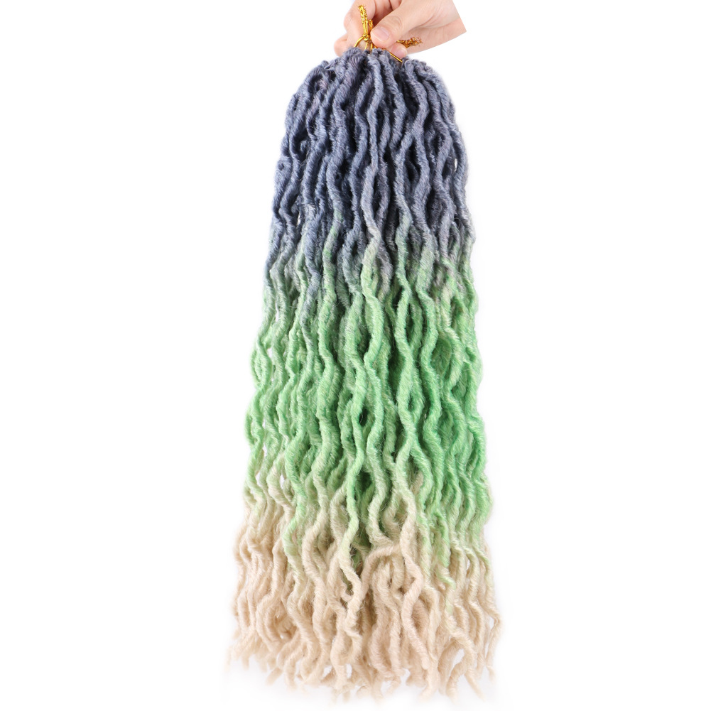 Extensions à clip gypsy locs en cheveux synthétiques_voghion.com