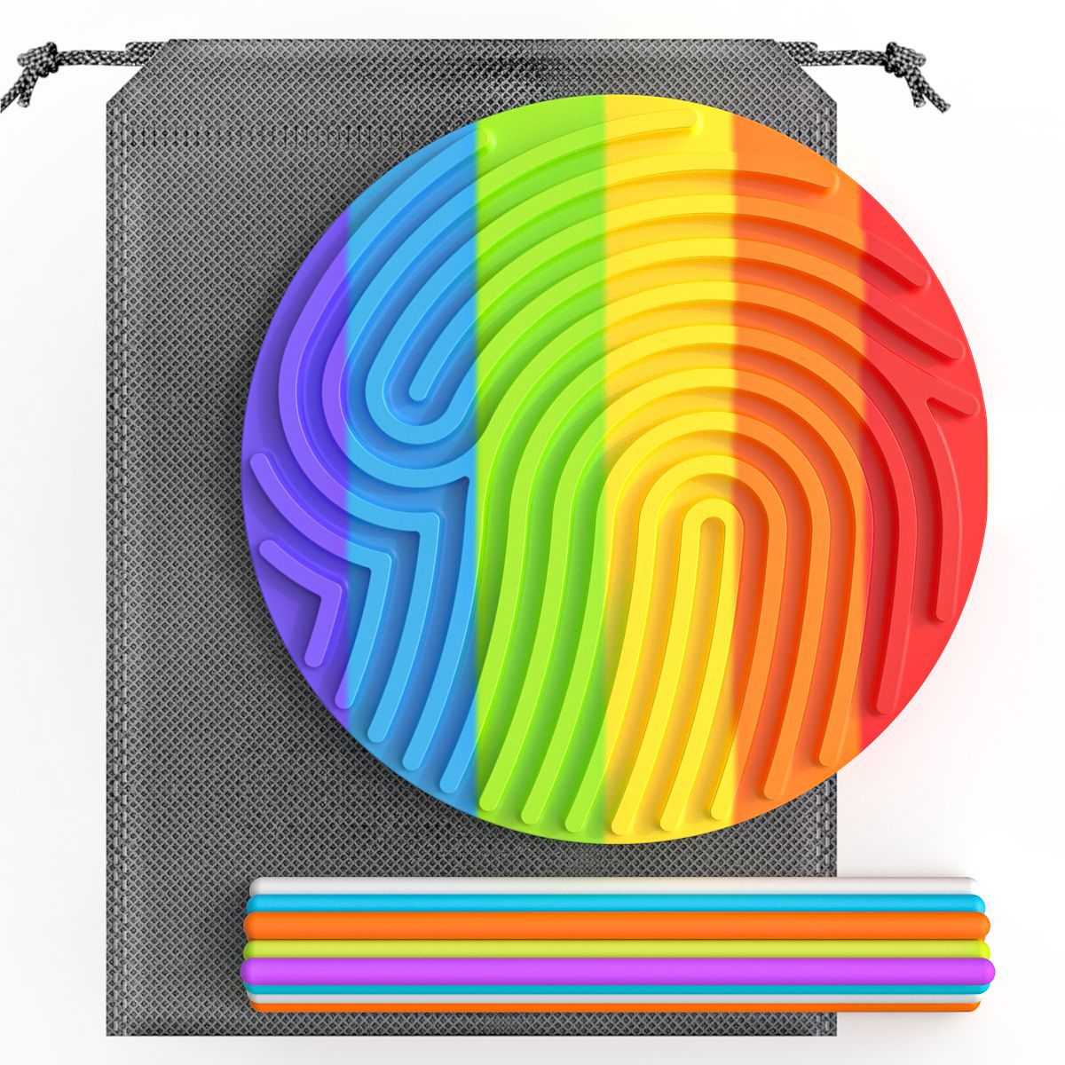 Nuevo juguete educativo de tablero de actividades sensoriales Tablero de actividades sensoriales juguete de descompresión de silicona