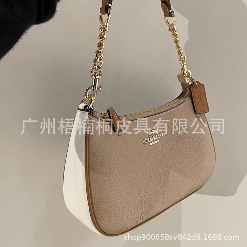 寇驰蔻c家新款女包teri腋下包经典老花单肩月牙包手提斜挎麻将包|undefined