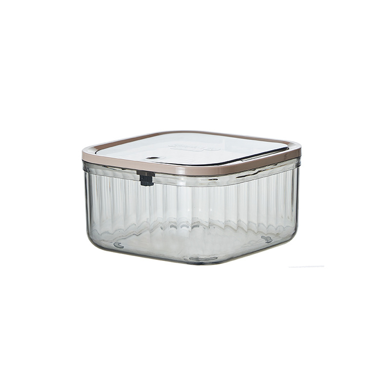 Basurero de escritorio plástico transparente basurero de cocina doméstica con cubierta ins viento de alto valor de presión de escritorio creativo