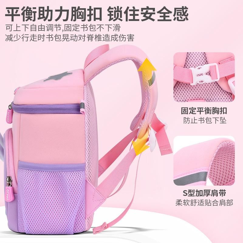 Nueva mochila de conejo para niños, mochila de escolares de la escuela primaria, mochila de jardín de infantes de doble hombro se puede personalizar