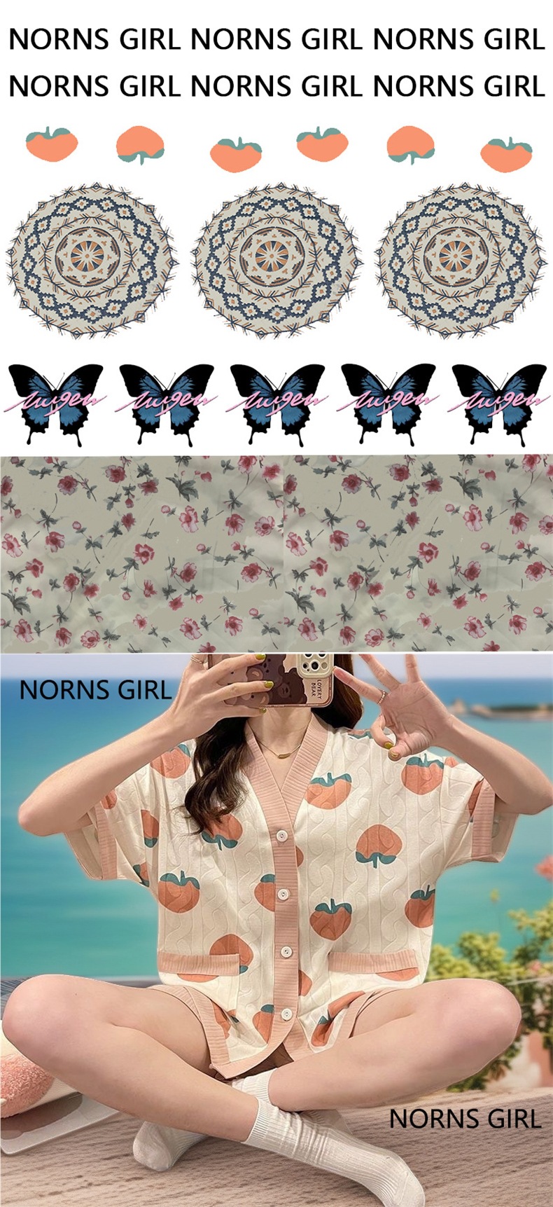 ChicShe Bluse im französischen Stil mit zartem, schwerem Strasskragen, langen Ärmeln und Chiffonrock, weiß, für Damen, Herbst, hoher Bund, kurzer Rock, weiß_voghion.com