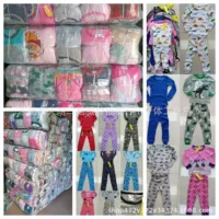 Children's pajamas Детская пижама Набор Разное Хлопок Весна и Осень Тонкая одежда для мальчиков и девочек Домашняя одежда