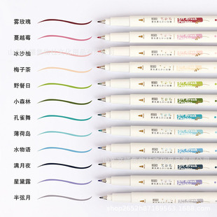 Collection Society 5006 Elastic Soft Soft Head Painting Pen Painting Marker Four Seasons Art Painting Pen Creative Simple Hand Account Cartoon Painting Pen