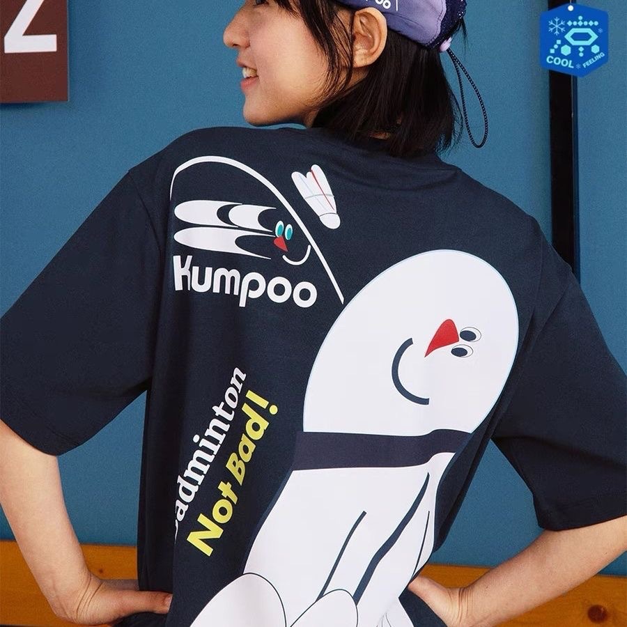 Wholesale Co-Branded Series of Badminton Jerseys with Printed Short Sleeves Launched Trendy Brand Printed Sports Clothing Short-Sleeved T-Shirts and Jerseys