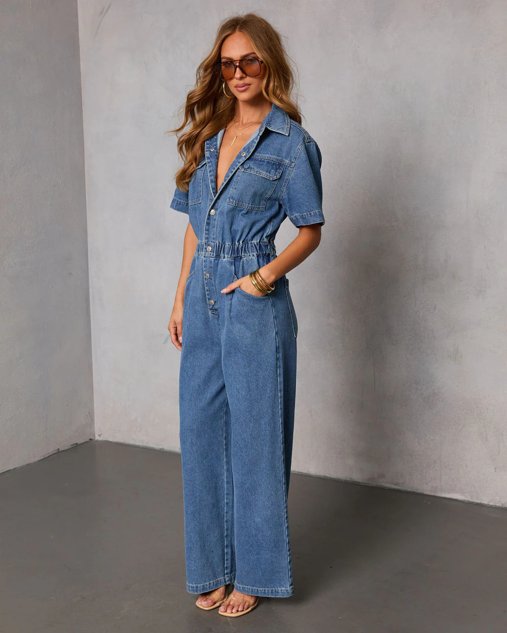Damen Denim Jumpsuit Lockerer Lässiger Schnitt Für Den Alltag_voghion.com