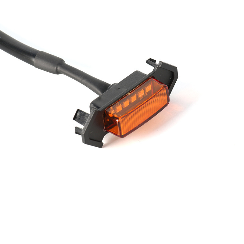 Car Led Grille Mid-Grid Small Yellow Light Daytime Running Light Pickup Truck Warning Light Modified Strobe Light Universal Car