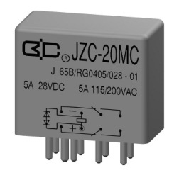 JZC-20MC 型超小型中功率密封直流电磁继电器(