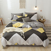 Autumn and winter new pattern Plush Four piece suit Positive Cotton Negative crystal keep warm The bed Supplies A2012