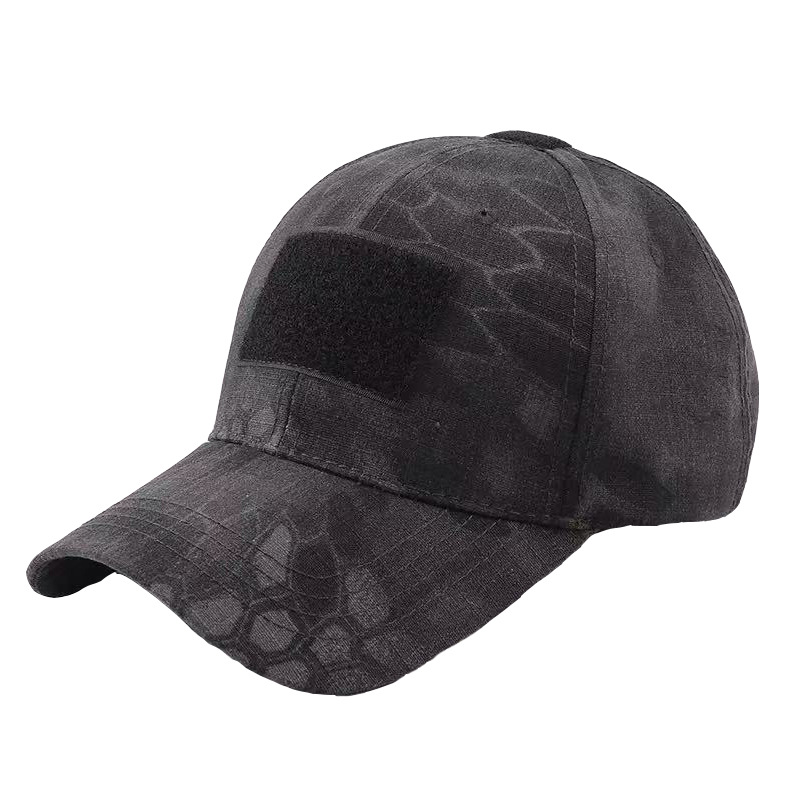 Fabricantes de sombreros de béisbol camuflados al aire libre sombreros de sombreros transfronterizos pitón gorra de pesca sombreros de fans militares