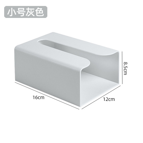 Caja de pañuelos montada en la pared engrosada creativa caja de pañuelos de papel higiénico de cocina doméstica caja de almacenamiento de papel higiénico sin perforar