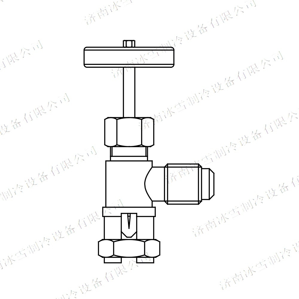 Castel卡士妥管路针刺阀8330/A,SAE喇叭口直螺纹接头 
