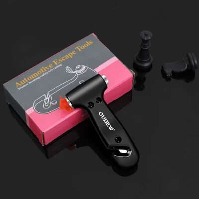 Qəza çəkici, Window Breaker Artifact to Break - new-color-box-tungsten-steel-hammer-tip-matte-black