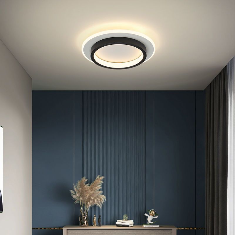 圆形走廊过道灯现代简约入户门厅灯创意阳台灯北欧智能玄关吸顶灯