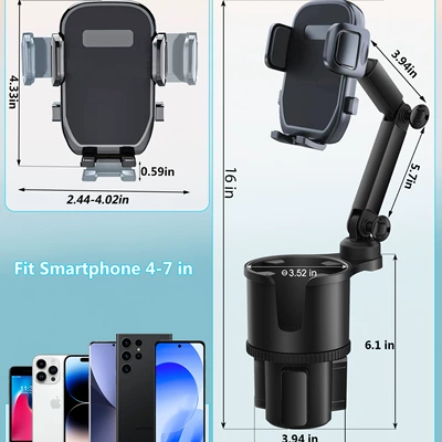 Cup stopper cup holder – Car cup holder/beverage holder
