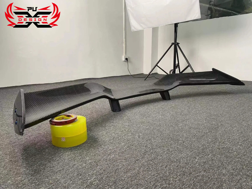 Suitable for Chevrolet Corvette C8 Z51 Stingray Upgrade to Z06 Carbon Fiber Rear Wing Dry Carbon Spoiler