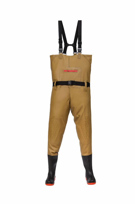 半身の下のズボンは厚くて耐摩耗性の防水の服の一体の連体の雨靴の全身の雨のズボンの渉水のズボンです。|undefined