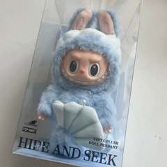 人気のラブブフィッシュテールライオン人形かわいいバブルマットビニールフェイスぬいぐるみ人形トレンディな装飾品