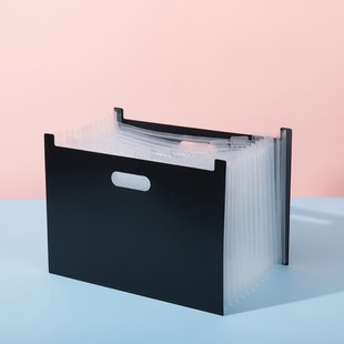 Vertical Portable Folder Retractable Accordion Bag Multi-Layer Special Paper Organizer for Primary School Students and High School Students