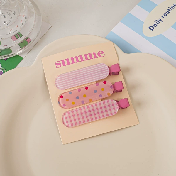 1# pink color - 3 pieces