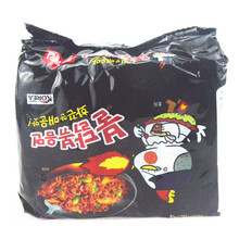 泡面小食堂韓國三養網紅拉面火雞面辣雞面140g*5袋/包 整箱8包