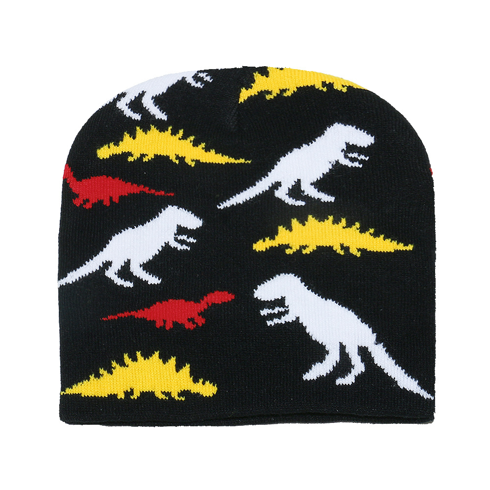 Autumn&Winter Season Women's Retro Printing Animal Eaveless Wool Cap
