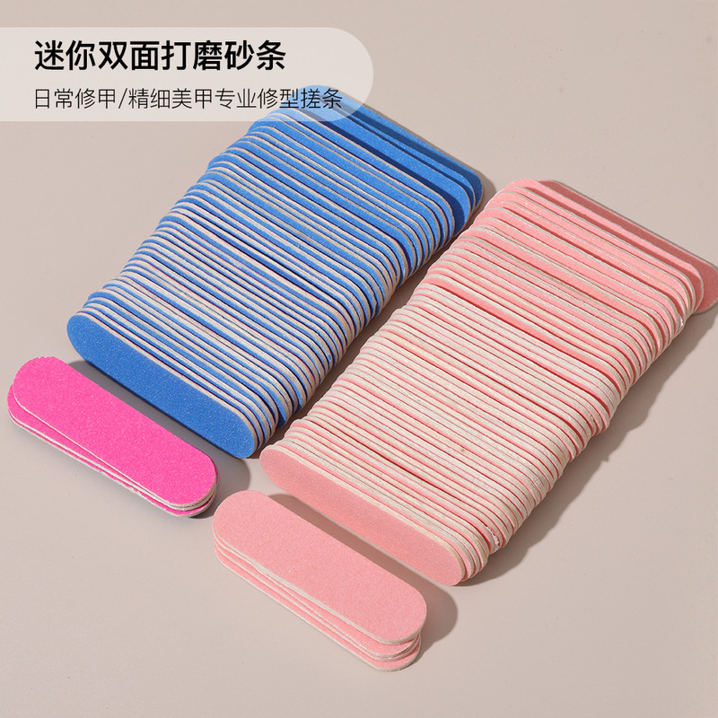 Mini sand bar nail file grinding bar grinding bar small rubbing bar double-sided manicure special tools wholesale