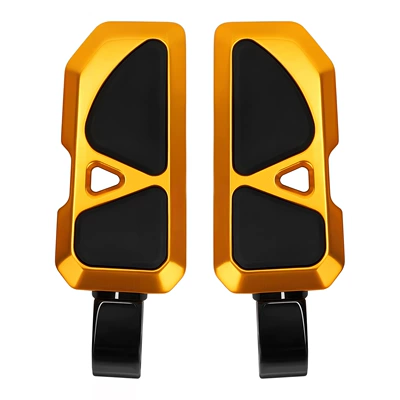 Suitable for Harley Softail Street Motorcycle pedals - gold-passenger-pedals