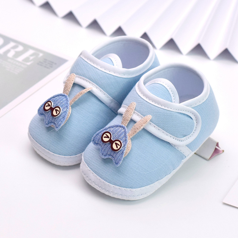Zapatos de niño de fondo suave primavera y otoño zapatos de tela de bebé para niños y niñas 0 a 6-7-8-9-12 meses zapatos de bebé zapatos de recién nacido