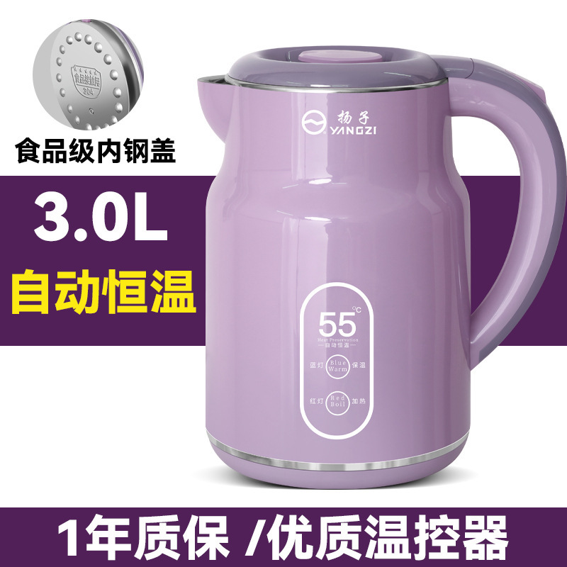 扬子烧水壶多功能新款家用保温一体恒温智能不锈钢全自动电热水壶|undefined