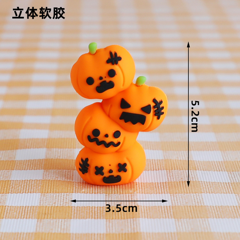 2024 Decoración de pastel de Halloween encantador fantasma fantasma monstruo decoración Halloween Carnaval Noche de postres vestido Plug-in
