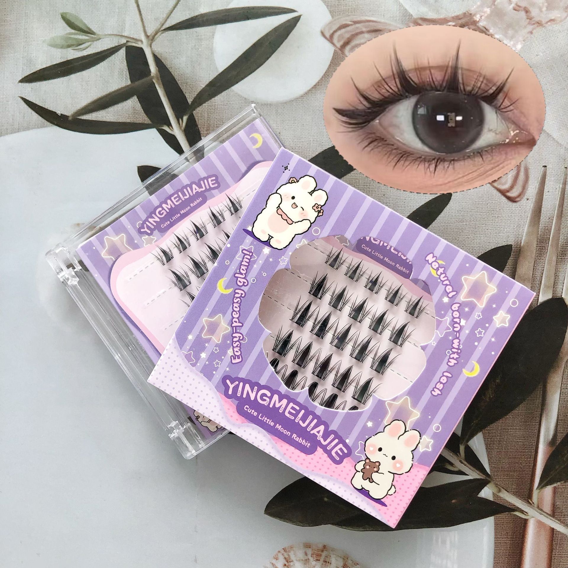 Las pestañas falsas transfronterizas sin pegamento, comercio exterior, pestañas falsas de gran capacidad, pestañas falsas sin pegamento, pestañas falsas de gran volumen, pestañas falsas sin pegamento, pestañas falsas